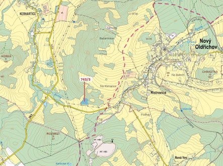 Prodej pozemku, les, 12 778 m²