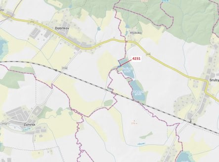 Prodej pozemku, les, 2 407 m²