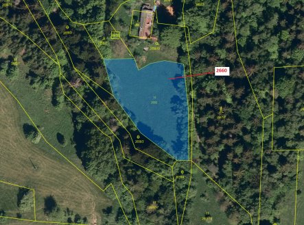 Prodej pozemku, trvalý travní porost, 2 510 m²