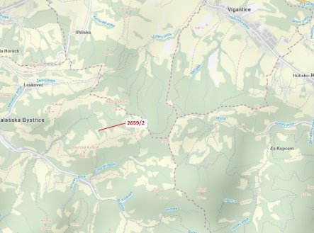 Prodej pozemku, trvalý travní porost, 614 m²