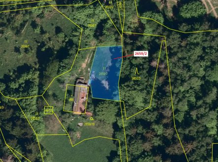 Prodej pozemku, trvalý travní porost, 614 m²