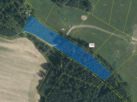 Prodej pozemku, les, 4 745 m²