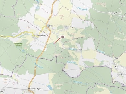 Prodej pozemku, les, 1 924 m²