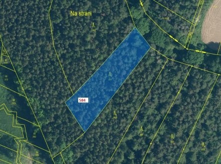 Prodej pozemku, les, 2 657 m²