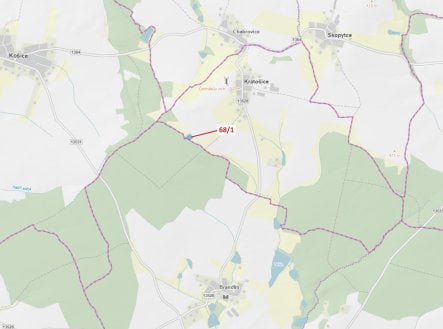 Prodej pozemku, les, 2 849 m² obrázek