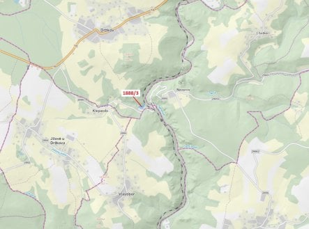 Prodej pozemku, les, 3 360 m²