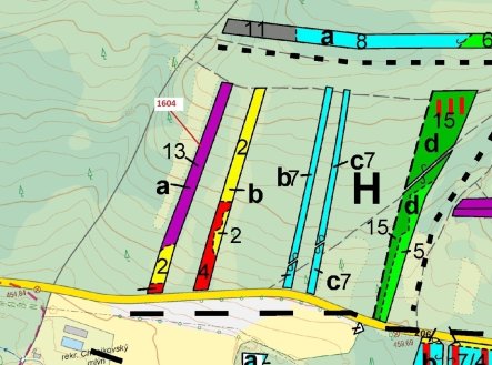 Prodej pozemku, les, 4 076 m²