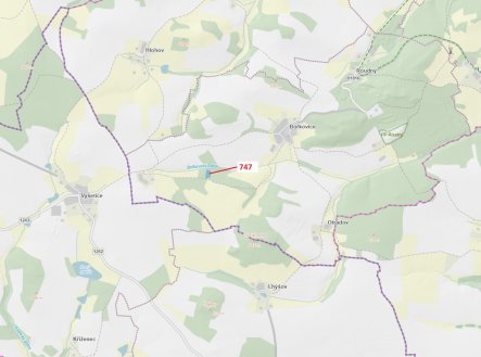 Prodej pozemku, les, 3 010 m²