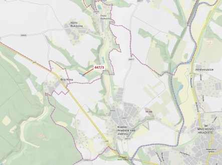 Prodej pozemku, les, 2 986 m²