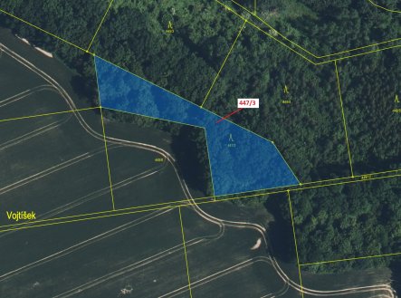 Prodej pozemku, les, 2 986 m²