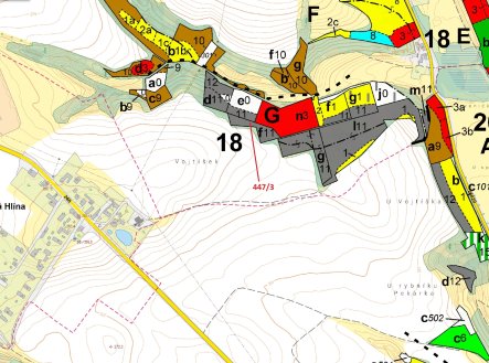 Prodej pozemku, les, 2 986 m²