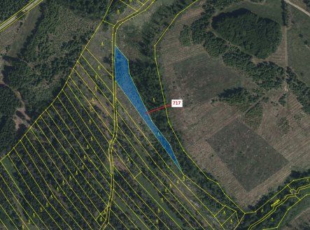 Prodej pozemku, les, 2 761 m²