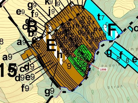 Prodej pozemku, les, 1 069 m²