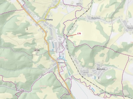 Prodej pozemku, les, 939 m²