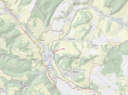 Prodej pozemku, les, 827 m²
