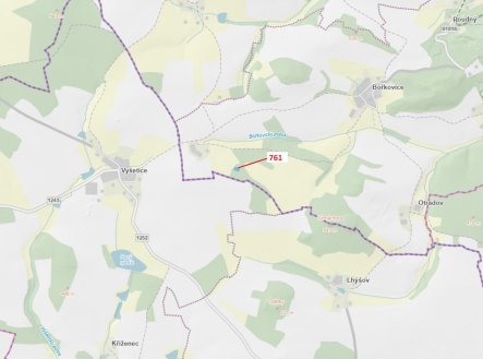 Prodej pozemku, les, 1 092 m²