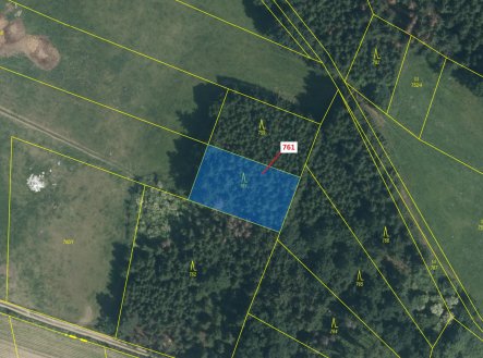 Prodej pozemku, les, 1 092 m²