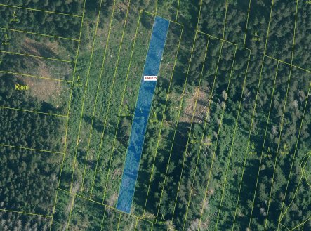 Prodej pozemku, les, 2 082 m²