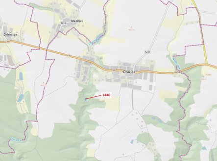 Prodej pozemku, les, 1 097 m² obrázek