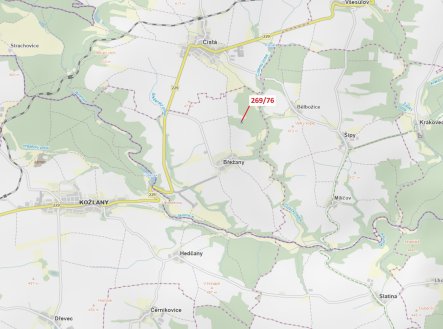Prodej pozemku, les, 1 457 m² obrázek