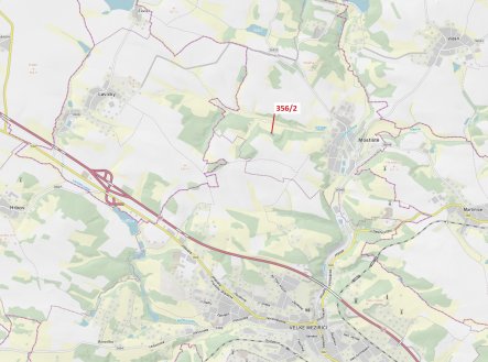 Prodej pozemku, les, 1 164 m²