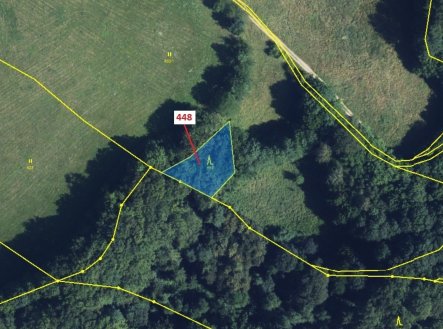 Prodej pozemku, les, 586 m²