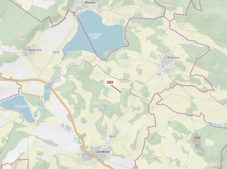 Prodej pozemku, les, 332 m²