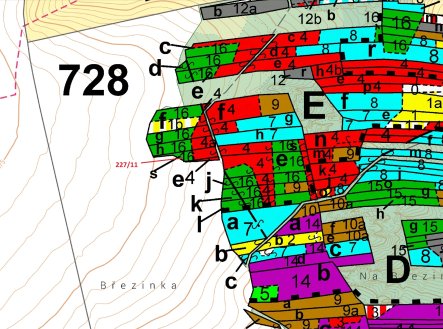Prodej pozemku, les, 883 m²