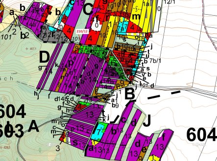 Prodej pozemku, les, 833 m²