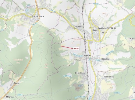 Prodej pozemku, les, 316 m²