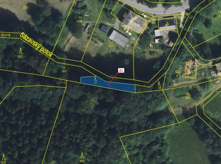 Prodej pozemku, les, 187 m²