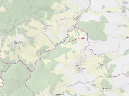 Prodej pozemku, les, 350 m²