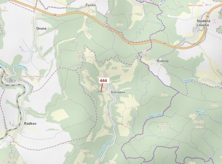 Prodej pozemku, les, 302 m²