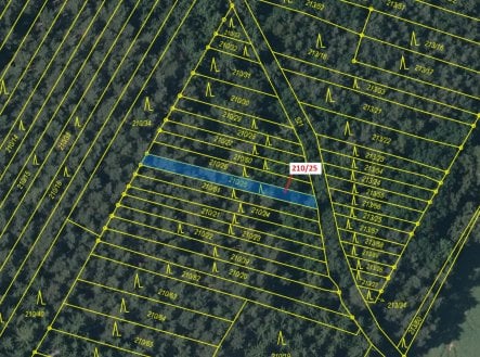 Prodej pozemku, les, 198 m²
