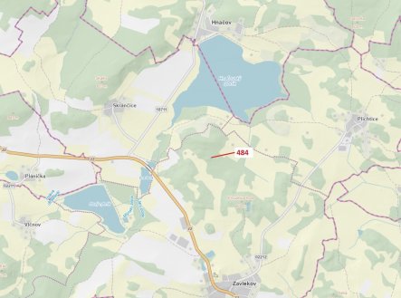 Prodej pozemku, les, 90 m²