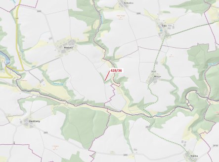 Prodej pozemku, les, 68 m²