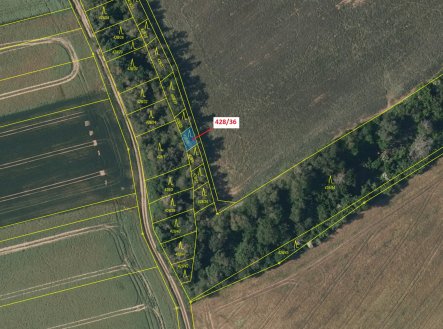 Prodej pozemku, les, 68 m²