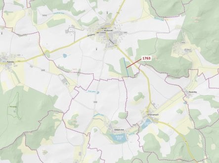 Prodej pozemku, les, 7 329 m²