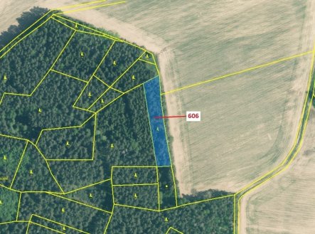 Prodej pozemku, les, 2 526 m²