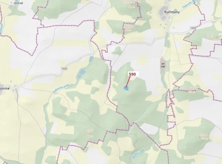 Prodej pozemku, les, 4 807 m² obrázek