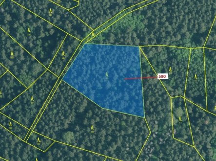 Prodej pozemku, les, 4 807 m²