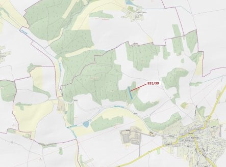 Prodej pozemku, les, 3 368 m²