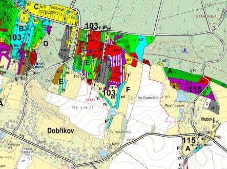 Prodej pozemku, les, 2 332 m²