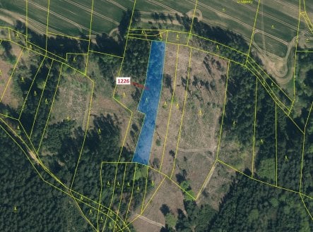 Prodej pozemku, les, 3 593 m²