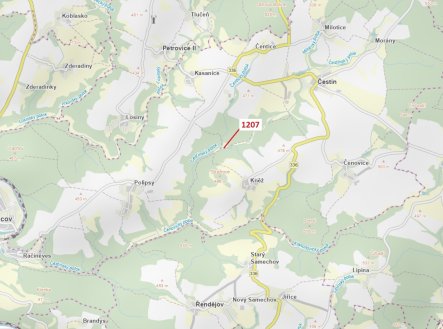 Prodej pozemku, les, 198 m²