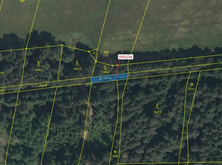 Prodej pozemku, les, 148 m²
