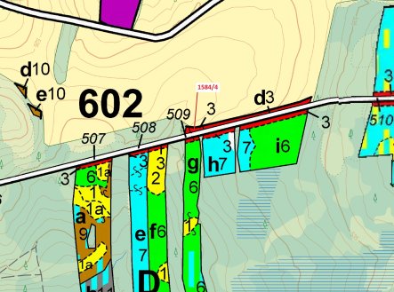 Prodej pozemku, les, 260 m²