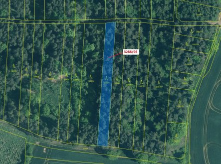 Prodej pozemku, les, 1 630 m²