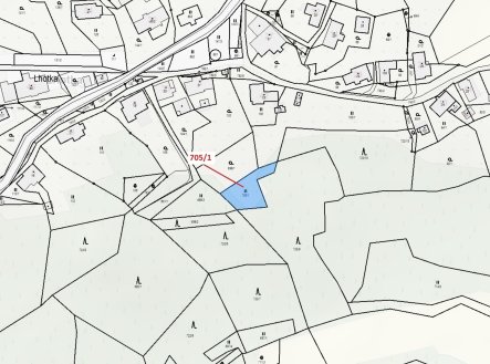 Prodej pozemku, trvalý travní porost, 438 m²