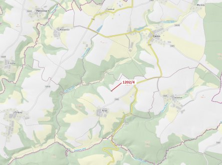Prodej pozemku, les, 356 m²